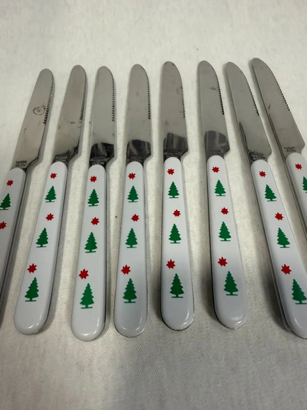 Northland Stainless Christmas Flatware Set 40Pc Service for 8 Holiday Vintage